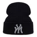 Unisex WY Letter Embroidered Beanies - Warm Autumn Winter Caps for Men and Women