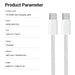 240W USB C to USB C Cable, USB C to Type C Fast Charging Cable for Macbook Pro, Iphone15/15Pro/15Plus/15Promax, Ipad Pro 2020