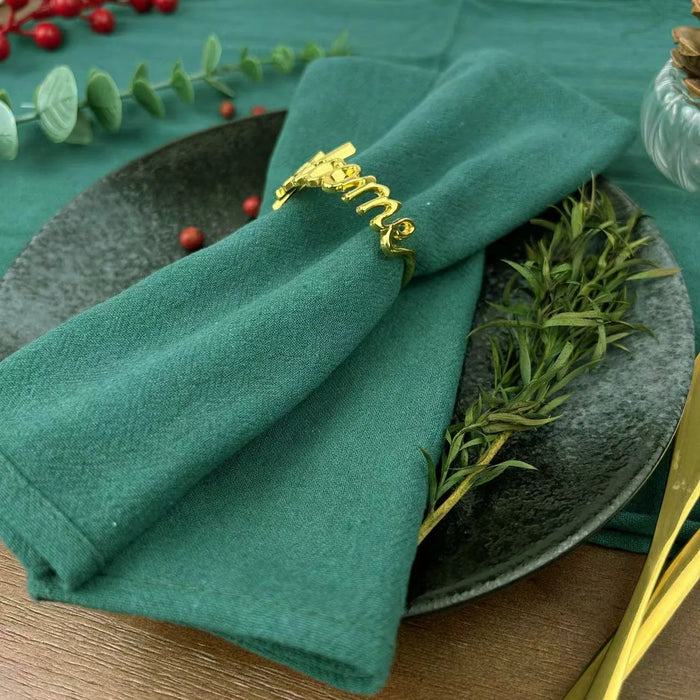 8Pcs Cotton Napkins 40X40CM Plain Washed Cotton Towel Dining Place Mats Wedding Party Restaurant Kitchen Cloths Table Decor