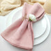 8Pcs Cotton Napkins 40X40CM Plain Washed Cotton Towel Dining Place Mats Wedding Party Restaurant Kitchen Cloths Table Decor