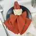8Pcs Cotton Napkins 40X40CM Plain Washed Cotton Towel Dining Place Mats Wedding Party Restaurant Kitchen Cloths Table Decor