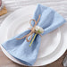 8Pcs Cotton Napkins 40X40CM Plain Washed Cotton Towel Dining Place Mats Wedding Party Restaurant Kitchen Cloths Table Decor