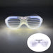 LED Just Married Glasses Wedding Party Bridal Shower Bride to Be Gift Wedding Decorations for Ceremony Light Married Sunglasses