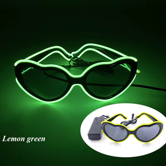 LED Just Married Glasses Wedding Party Bridal Shower Bride to Be Gift Wedding Decorations for Ceremony Light Married Sunglasses