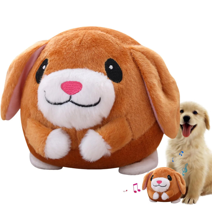 Electronic Pet Dog Toy Ball Pet Bouncing Jump Balls Talking Interactive Dog Plush Doll Toys New Gift Bounce Boredom Toys