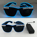 LED Just Married Glasses Wedding Party Bridal Shower Bride to Be Gift Wedding Decorations for Ceremony Light Married Sunglasses
