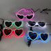 LED Just Married Glasses Wedding Party Bridal Shower Bride to Be Gift Wedding Decorations for Ceremony Light Married Sunglasses