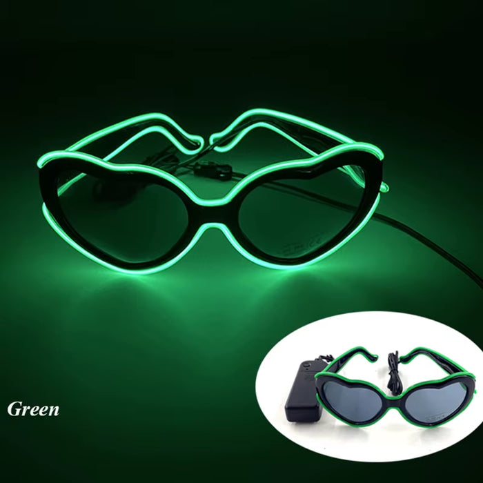 LED Just Married Glasses Wedding Party Bridal Shower Bride to Be Gift Wedding Decorations for Ceremony Light Married Sunglasses