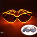 LED Just Married Glasses Wedding Party Bridal Shower Bride to Be Gift Wedding Decorations for Ceremony Light Married Sunglasses