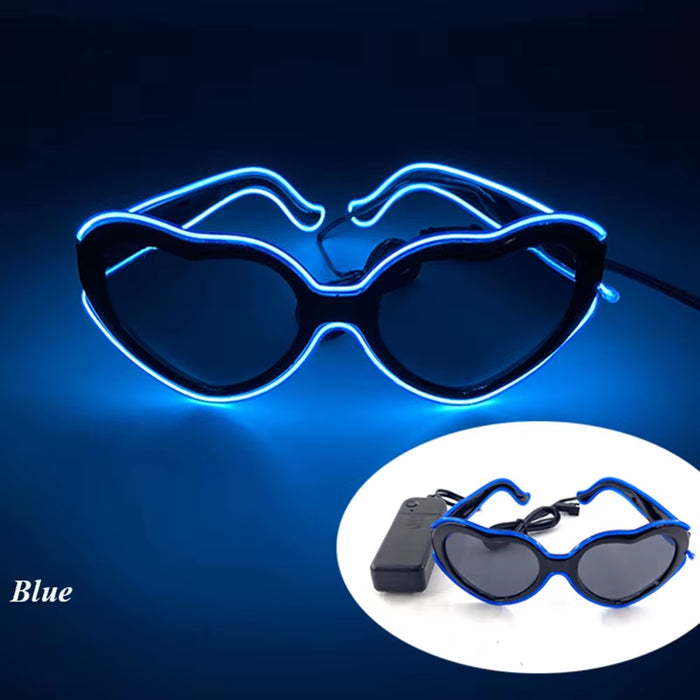 LED Just Married Glasses Wedding Party Bridal Shower Bride to Be Gift Wedding Decorations for Ceremony Light Married Sunglasses