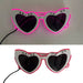 LED Just Married Glasses Wedding Party Bridal Shower Bride to Be Gift Wedding Decorations for Ceremony Light Married Sunglasses
