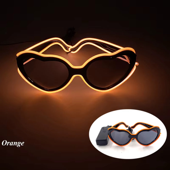 LED Just Married Glasses Wedding Party Bridal Shower Bride to Be Gift Wedding Decorations for Ceremony Light Married Sunglasses