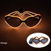 LED Just Married Glasses Wedding Party Bridal Shower Bride to Be Gift Wedding Decorations for Ceremony Light Married Sunglasses