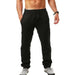 Men's Breathable Cotton Linen Trousers - Solid Color Streetwear for Autumn (Sizes S-3XL)