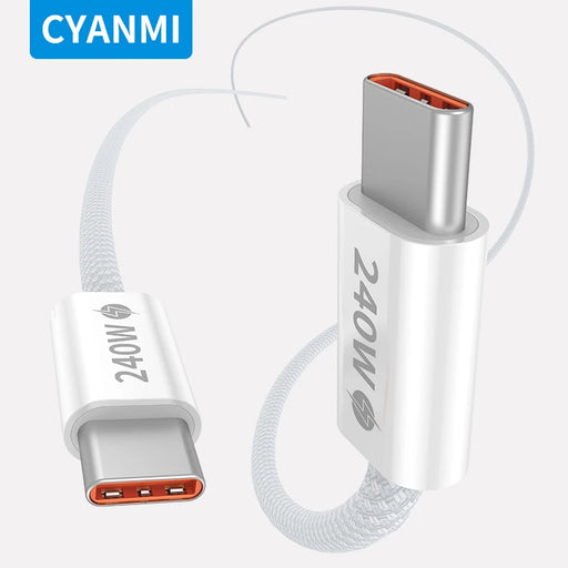 240W USB C to USB C Cable, USB C to Type C Fast Charging Cable for Macbook Pro, Iphone15/15Pro/15Plus/15Promax, Ipad Pro 2020