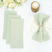 8Pcs Cotton Napkins 40X40CM Plain Washed Cotton Towel Dining Place Mats Wedding Party Restaurant Kitchen Cloths Table Decor